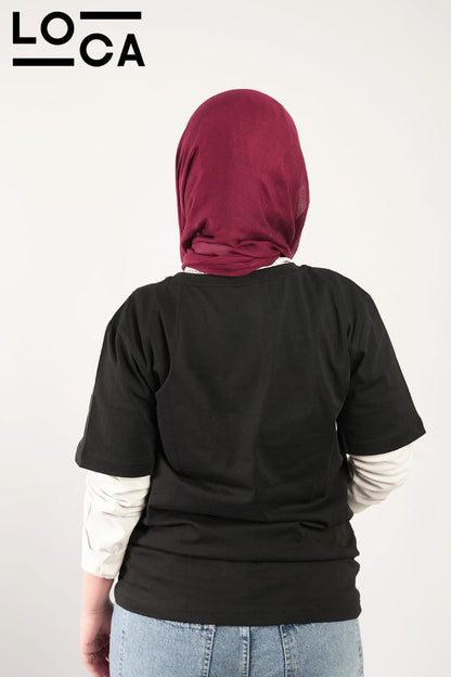 Back T-shirt crew neck